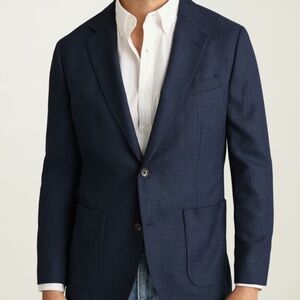 Jetsetter Unconstructed Italian Wool Blazer